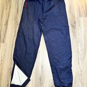 Vintage Sergio Tacchini Tracksuit Pants Black Mens Size 34‎ Joggers 80s 90s Vtg